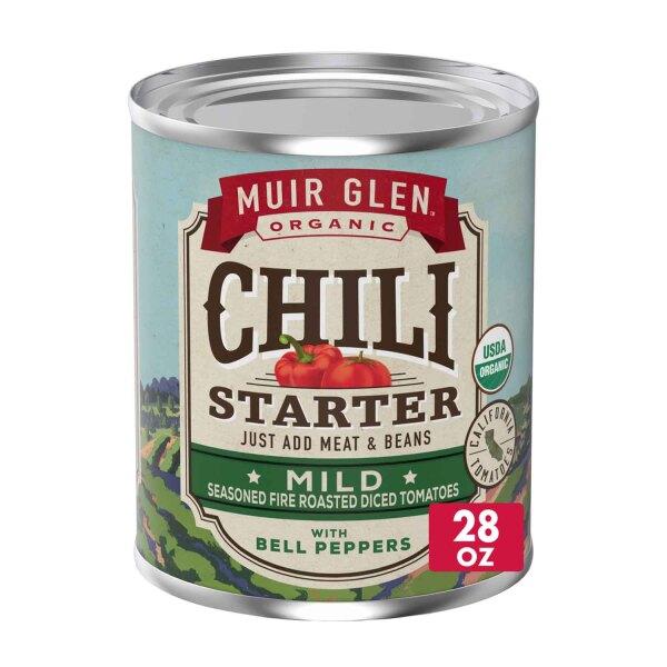 Get Muir Glen Organic Chili Starter, Mild With Bell Peppers