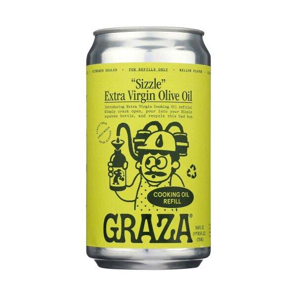 Get Graza Sizzle Extra Virgin Olive Oil, Refill Can Delivered