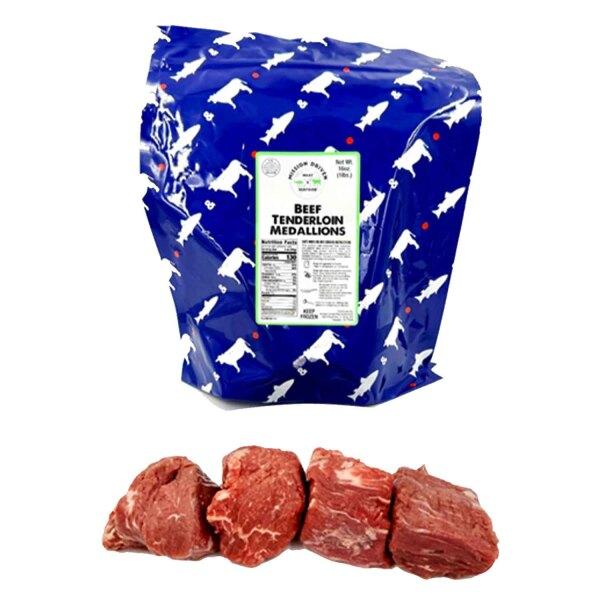 Get Mission Driven Meat & Seafood Beef Tenderloin Medallion Bundle