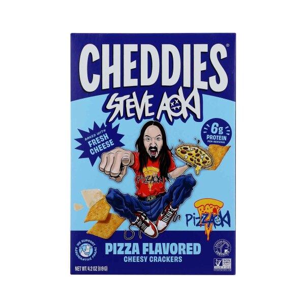 aokitchen♡ Get Cheddies Crackers, Steve Aoki Pizza Flavored Delivered