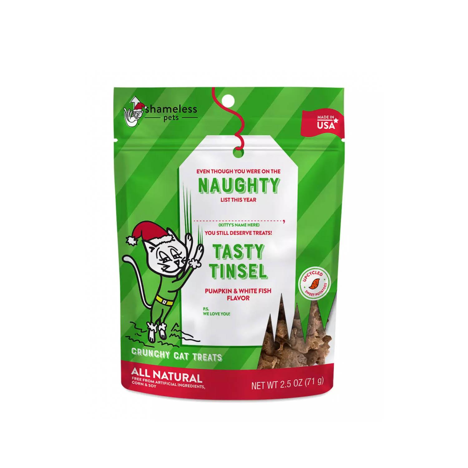 Crunchy Cat Treats, Tasty Tinsel, 2.5 Oz