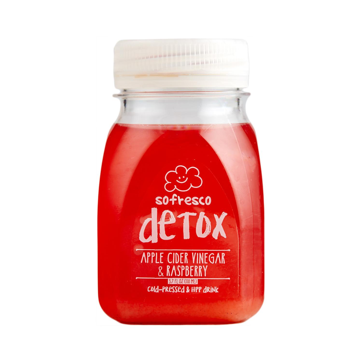 Detox Raspberry ACV Shot, 3.7 Fl Oz