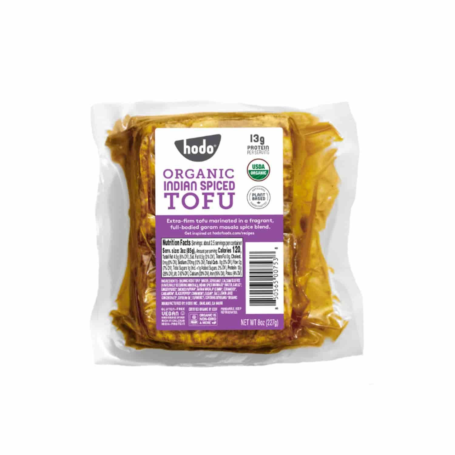 Organic Tofu, Indian Spiced, 8 Oz
