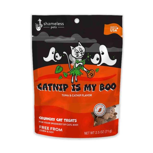 Get Shameless Pets Crunchy Cat Treats, Catnip Is My Boo Delivered