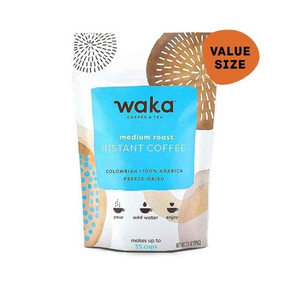 Get Waka Instant Coffee, Colombian Medium Roast, 3.5 Oz Delivered