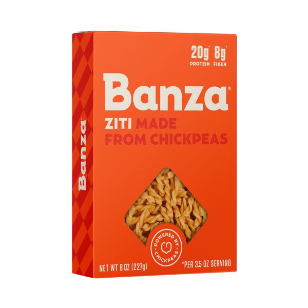 Get Banza Chickpea Pasta, Gemelli in Ziti Packaging Delivered