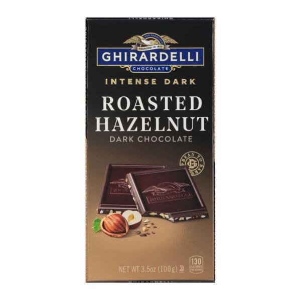 Get Ghirardelli Intense Dark Chocolate Bar, Roasted Hazelnut