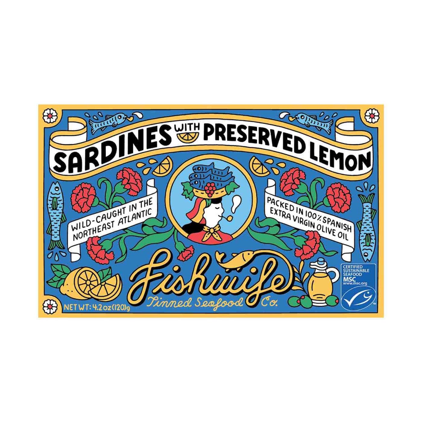 Get Fishwife Sardines with Preserved Lemon Delivered | Misfits Market