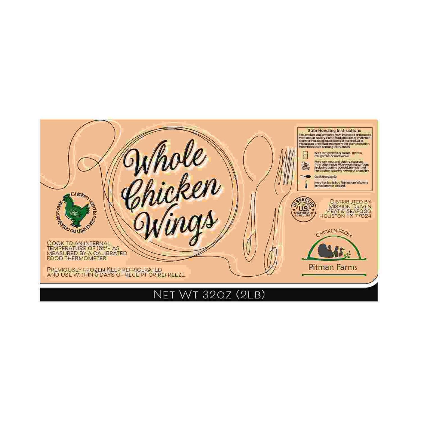 Get Pitman Farms Whole Chicken Wings Delivered | Misfits Market