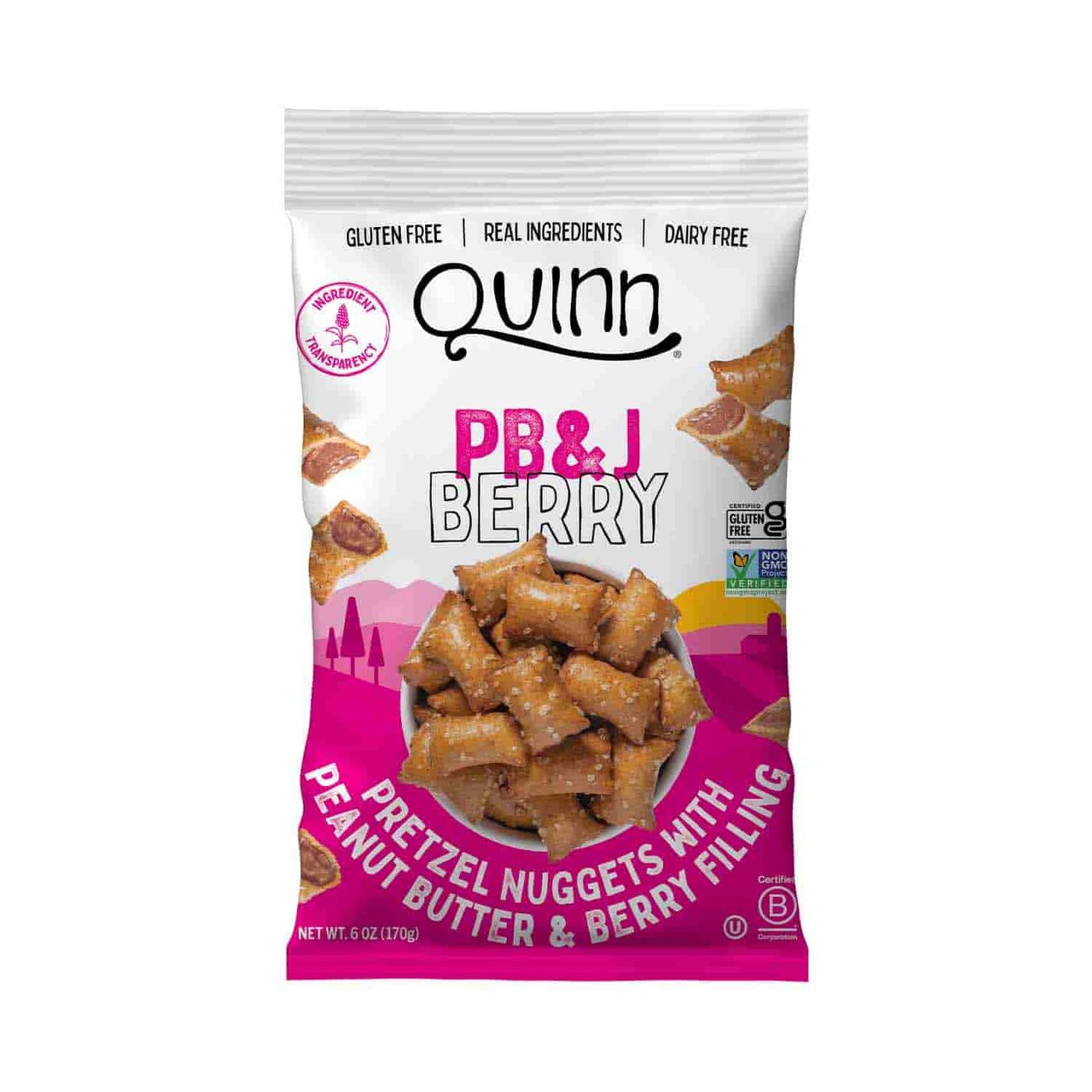 Get Quinn Gluten-Free Pretzel Nuggets, PB&J Filled Delivered
