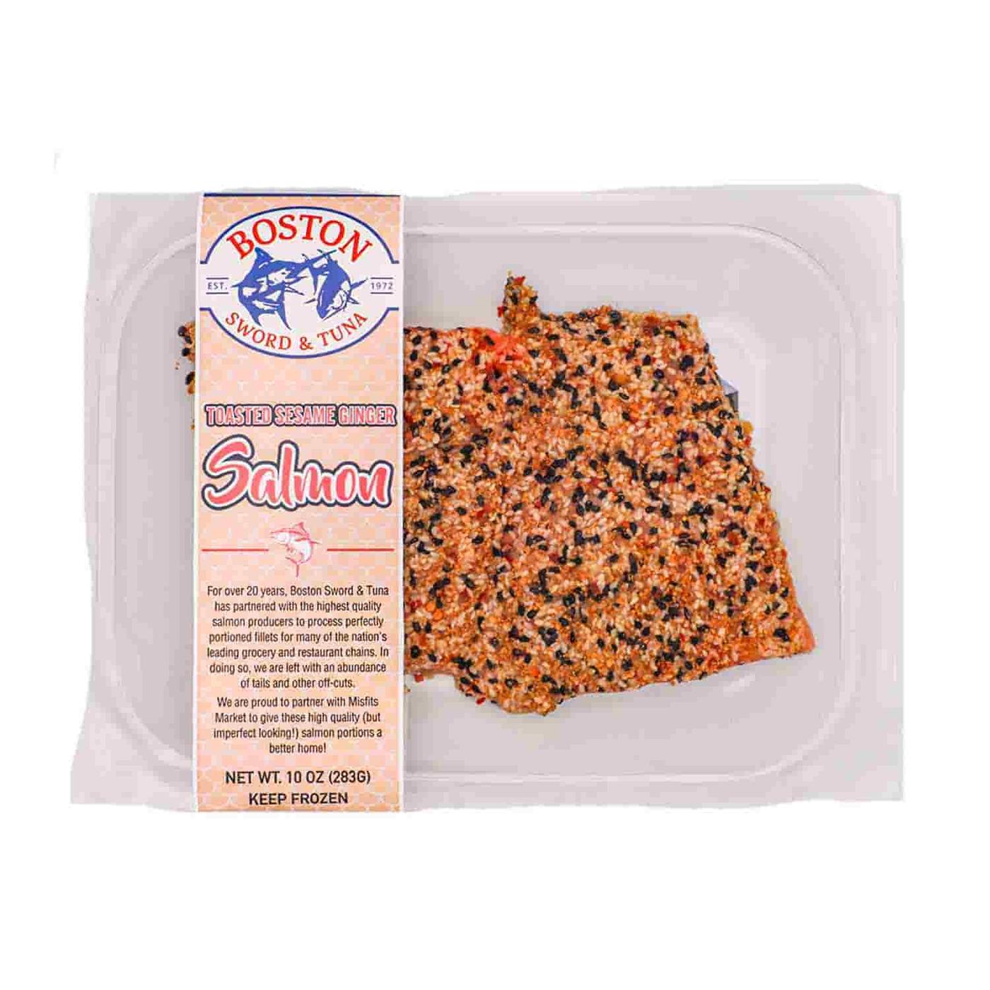 Get Boston Sword & Tuna Salmon Filet, Sesame Ginger Delivered
