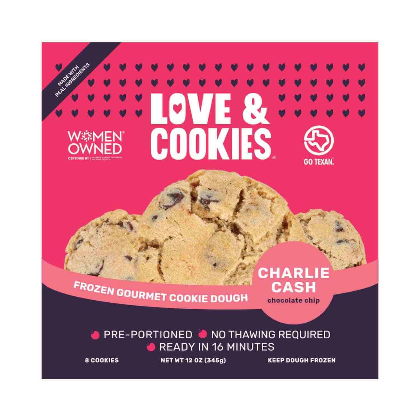 Get Love & Cookies Frozen Cookie Dough, Chocolate Chip Delivered