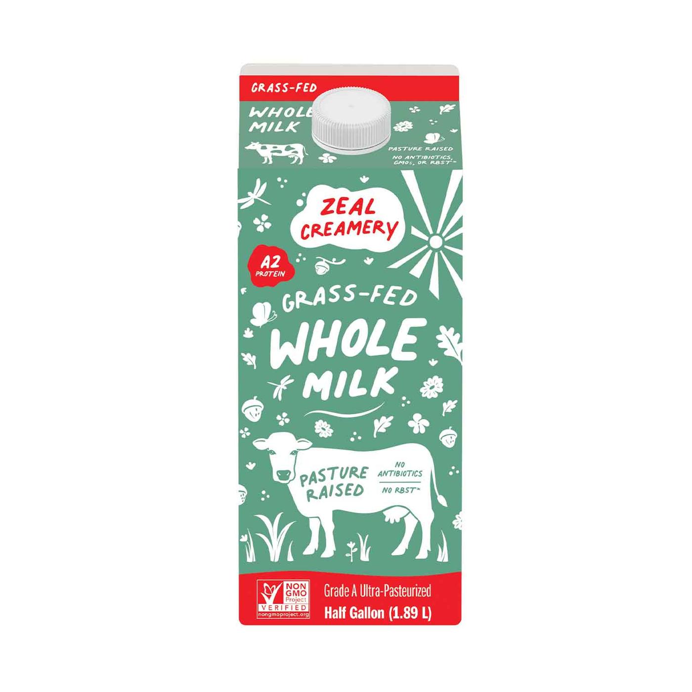 Get Zeal Creamery Whole Milk, Grass-Fed, A2 Delivered | Misfits Market