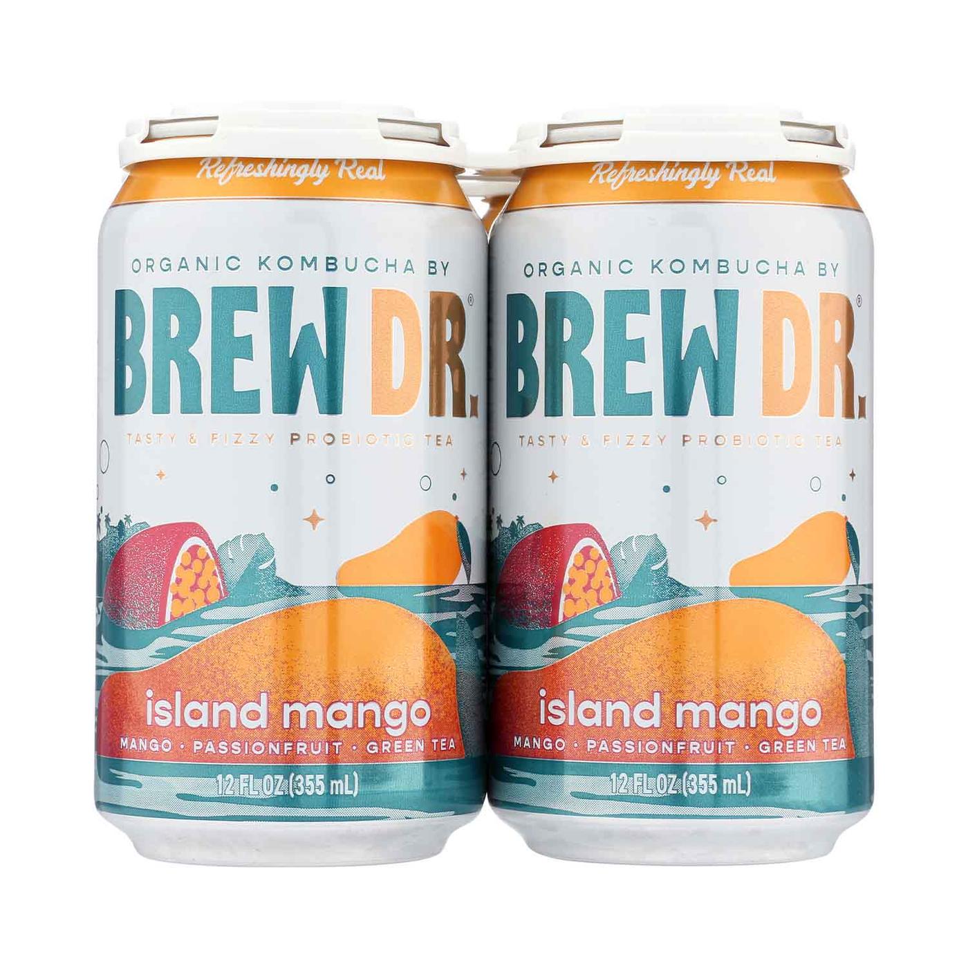 Get Brew Dr. Kombucha Organic Kombucha, Island Mango Delivered