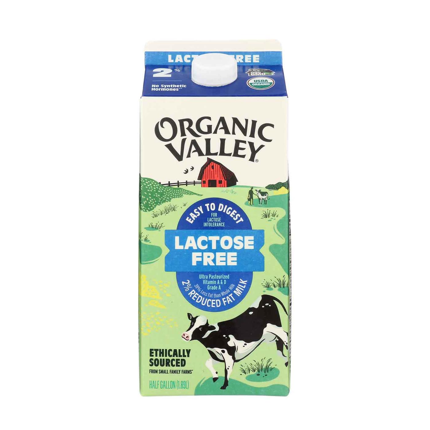 Get Organic Valley Organic Milk, 2% Lactose-Free Delivered