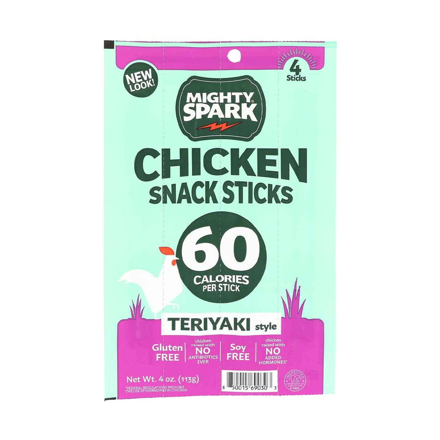 Get Mighty Spark Chicken Snack Sticks, Teriyaki Delivered