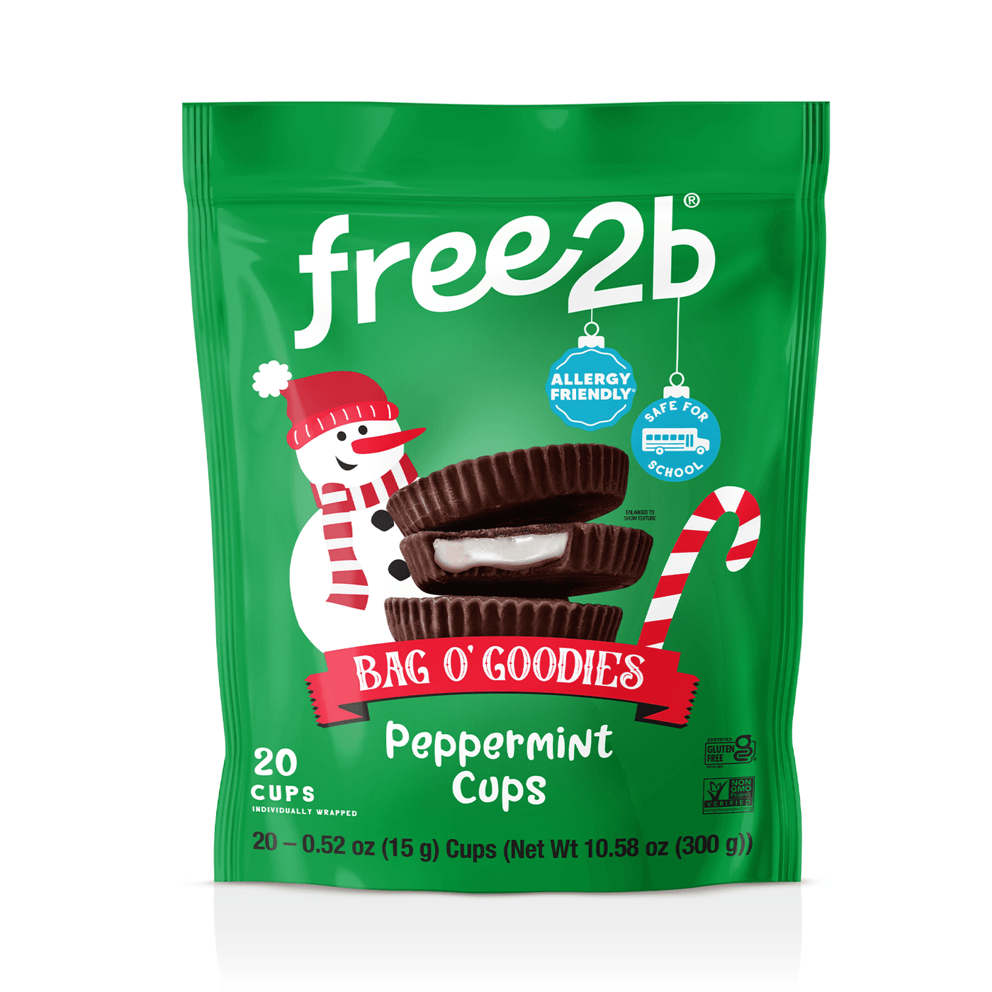 Get Free2b Chocolate Peppermint Cups Delivered | Misfits Market