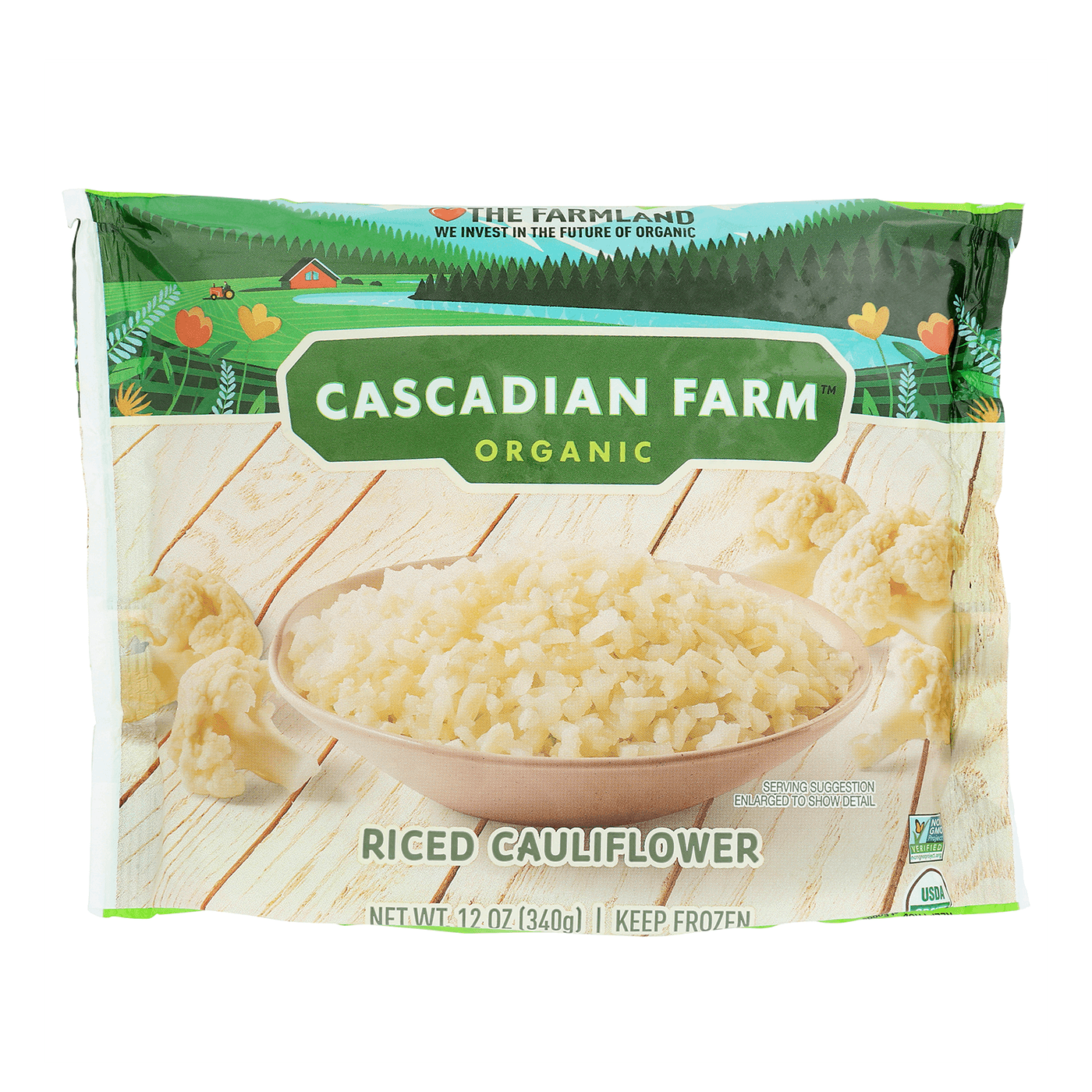 Organic Riced Cauliflower, 12 Oz