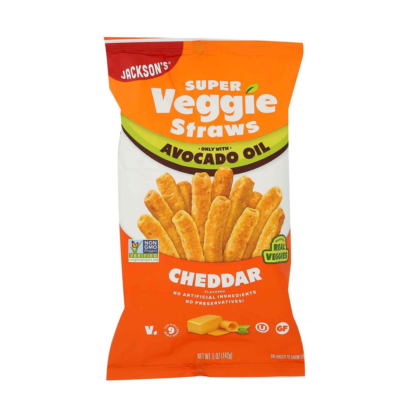 Get Jackson's Super Veggie Straws, Cheddar Avocado Oil Delivered
