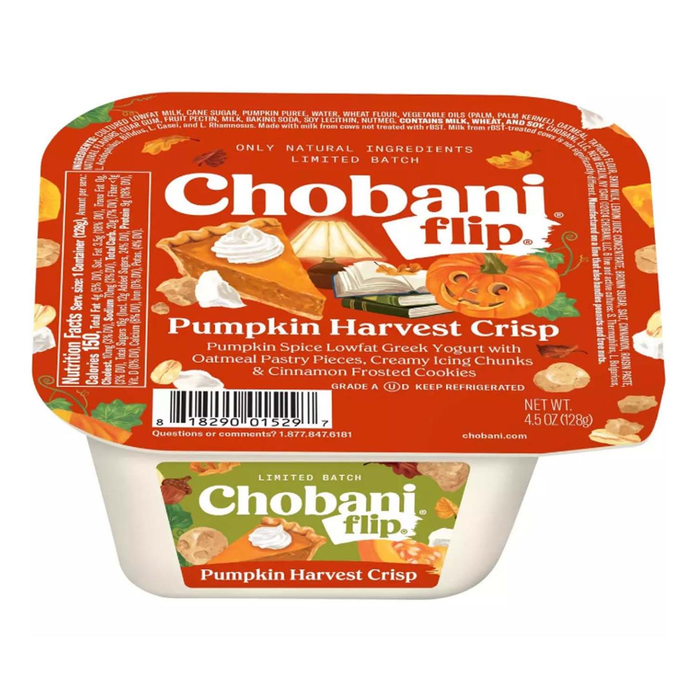 Get Chobani Low-Fat Greek Yogurt, Pumpkin Harvest Crisp Delivered