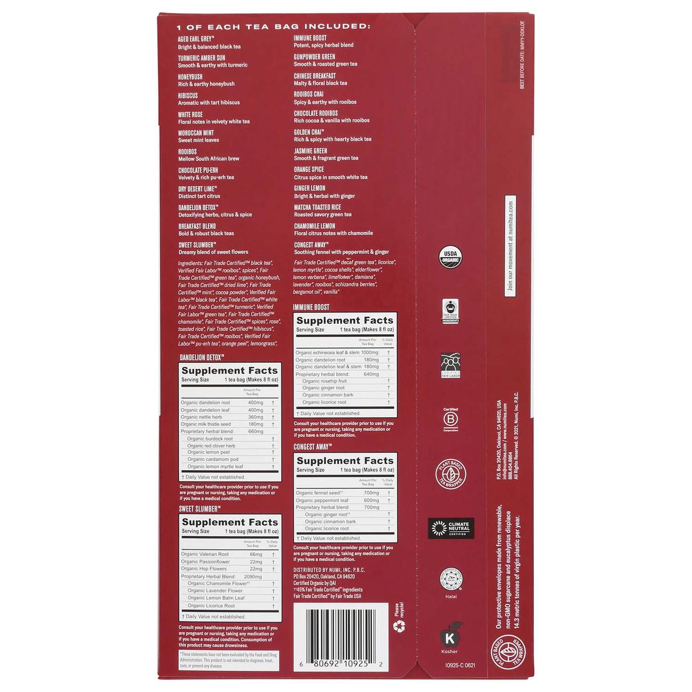 Countdown to Christmas Tea Advent Calendar, 24 Ct