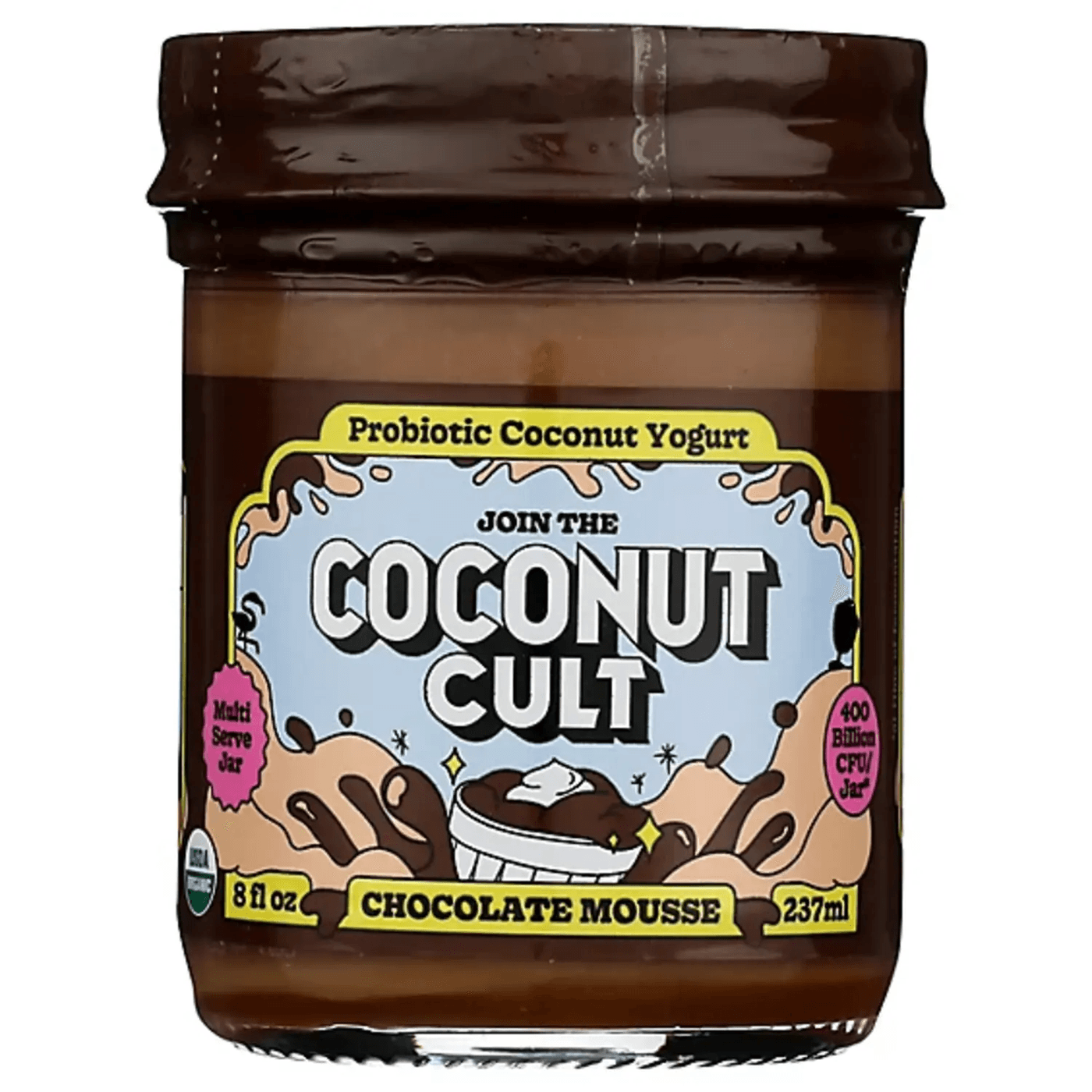 Get The Coconut Cult Organic Probiotic Coconut Yogurt, Chocolate