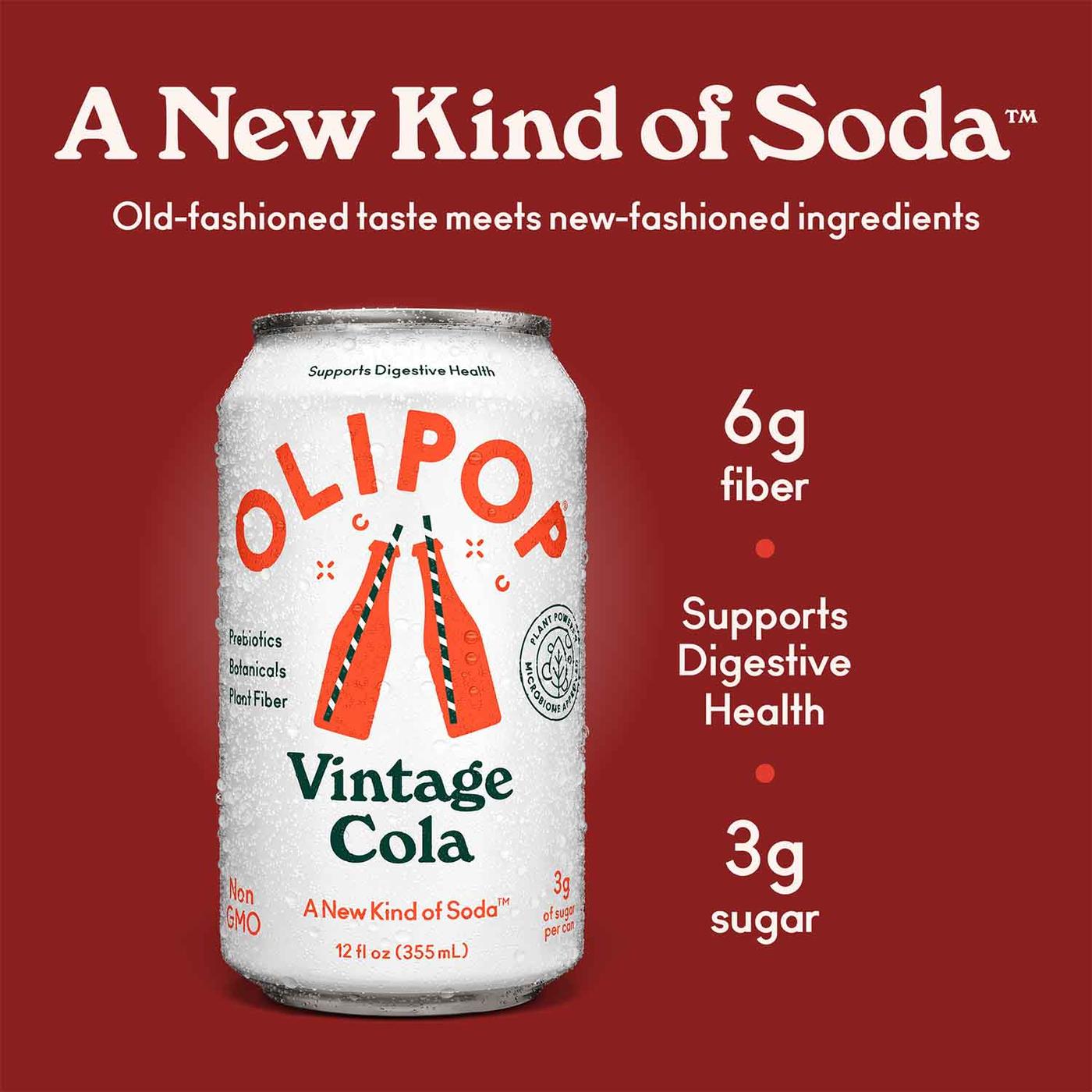 Get Olipop Probiotic Soda, Vintage Cola Delivered | Misfits Market