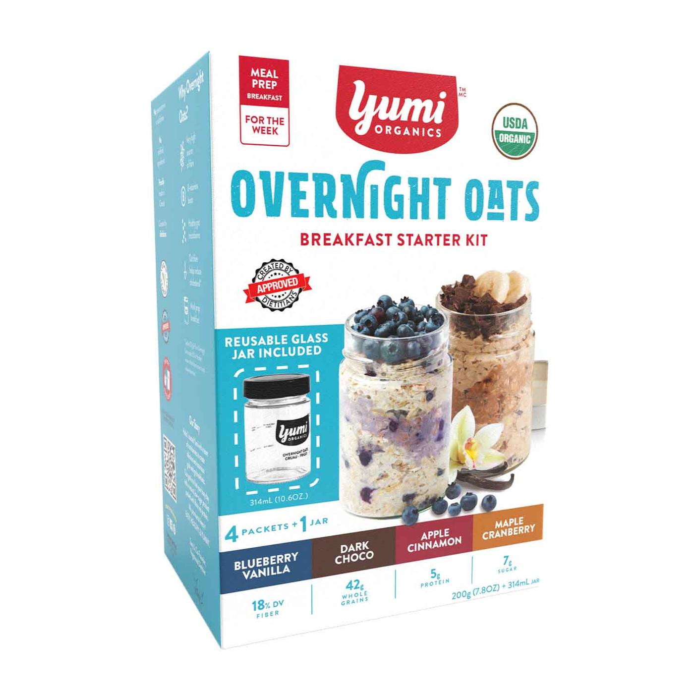 Get Yumi Organics Overnight Oats, Starter Kit Delivered | Misfits