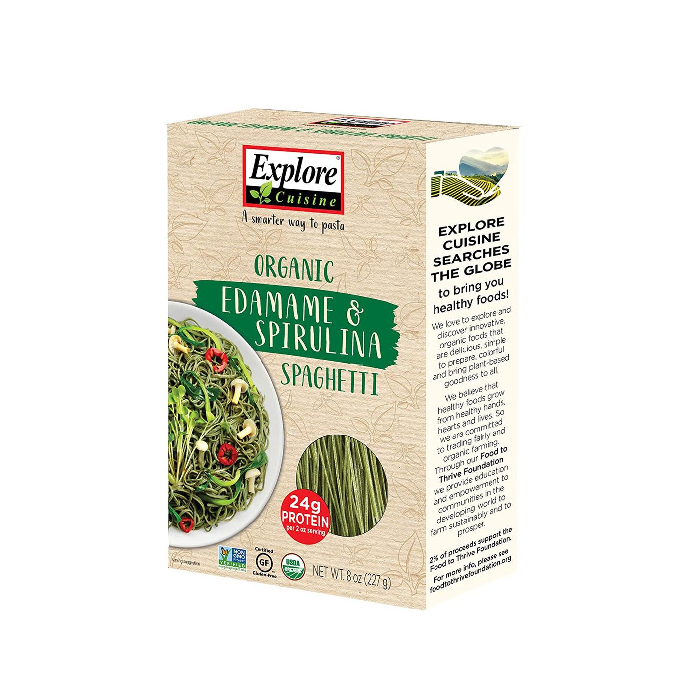 Get Explore Cuisine Organic Edamame Spirulina Spaghetti Delivered