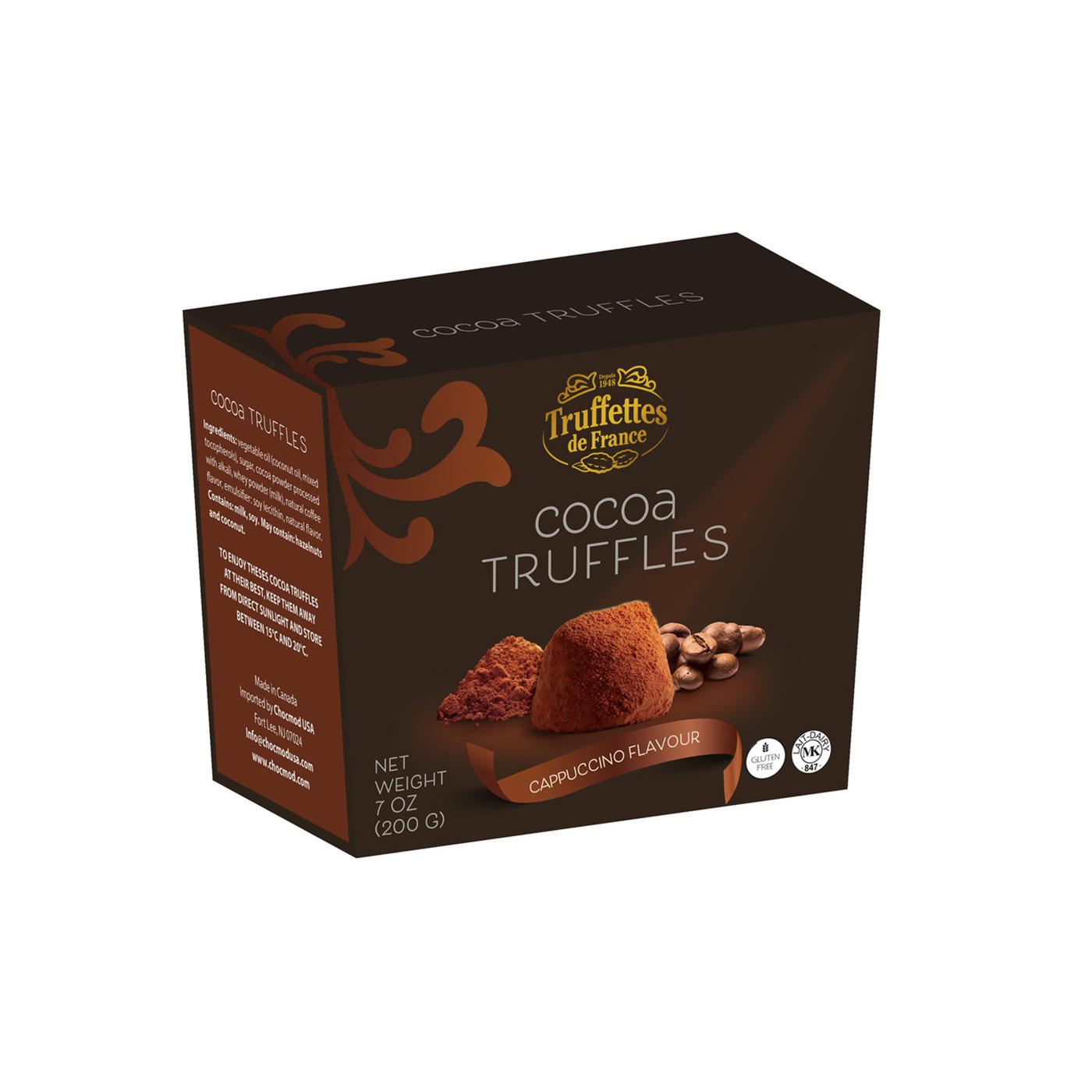 Get Truffettes de France Cappuccino Dusted Cocoa Truffles