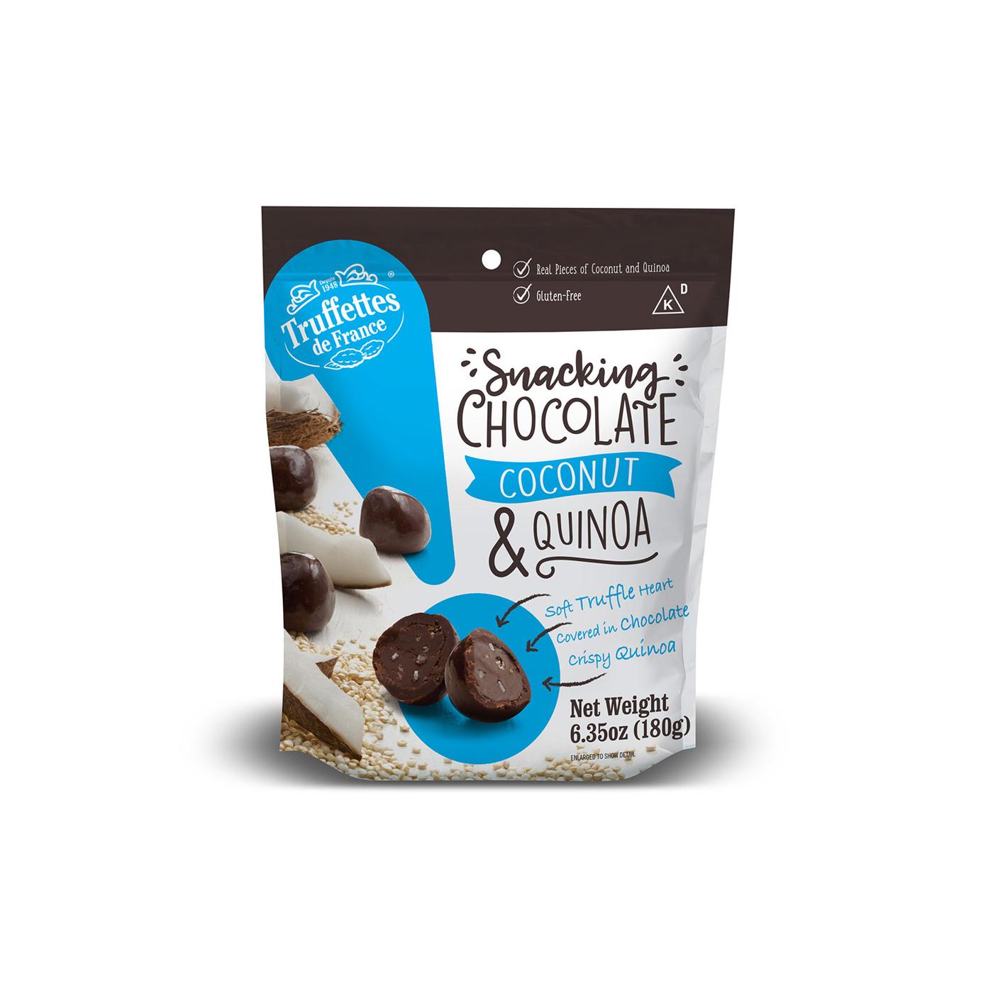 Get Truffettes de France Snacking Dark Chocolate, Coconut and