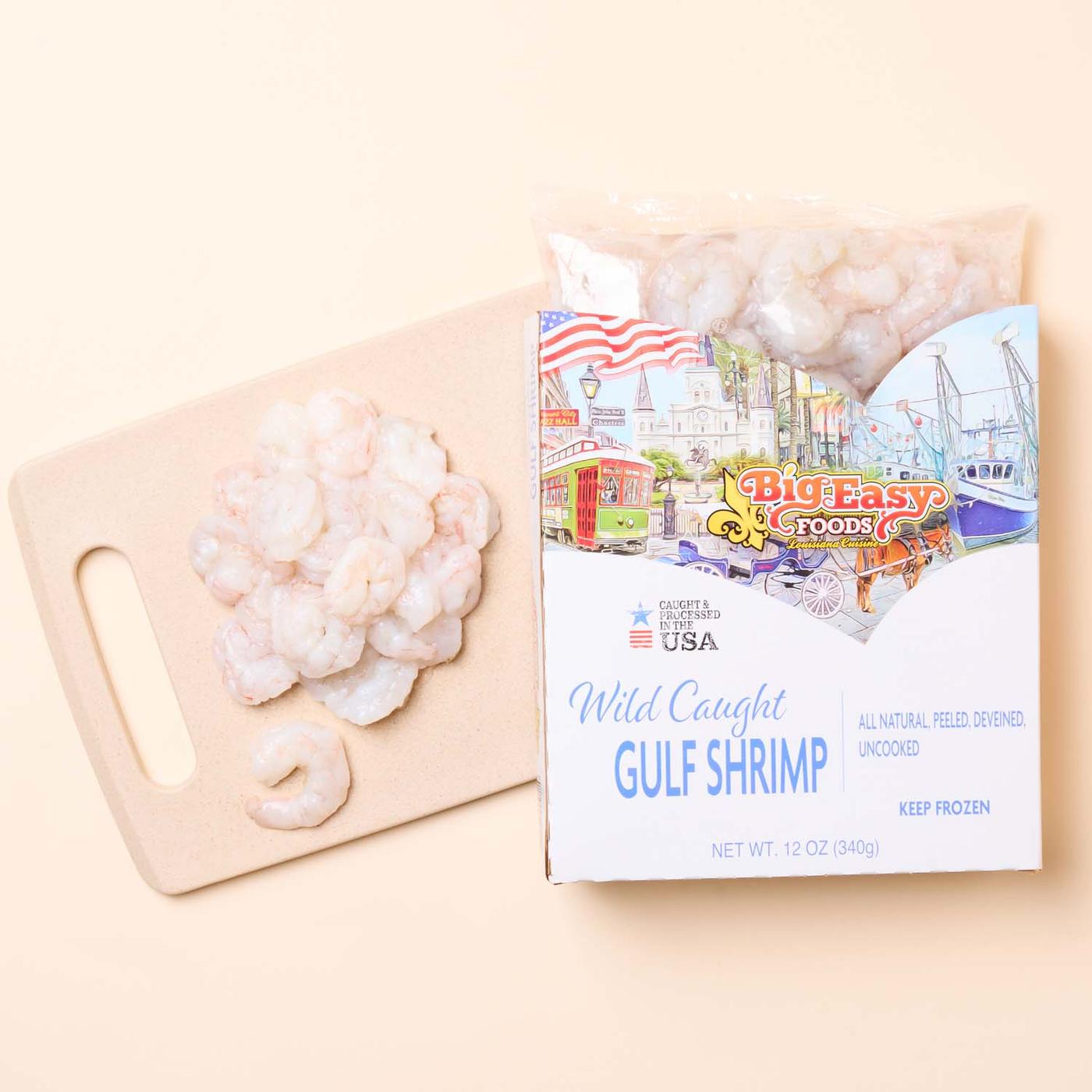 Get Big Easy Seafood Shrimp, Wild-Caught Gulf (Peeled, Deveined