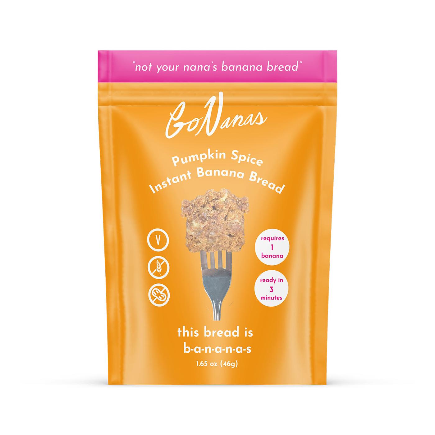 Get GoNanas Instant Pumpkin Spice Banana Bread Mix Delivered