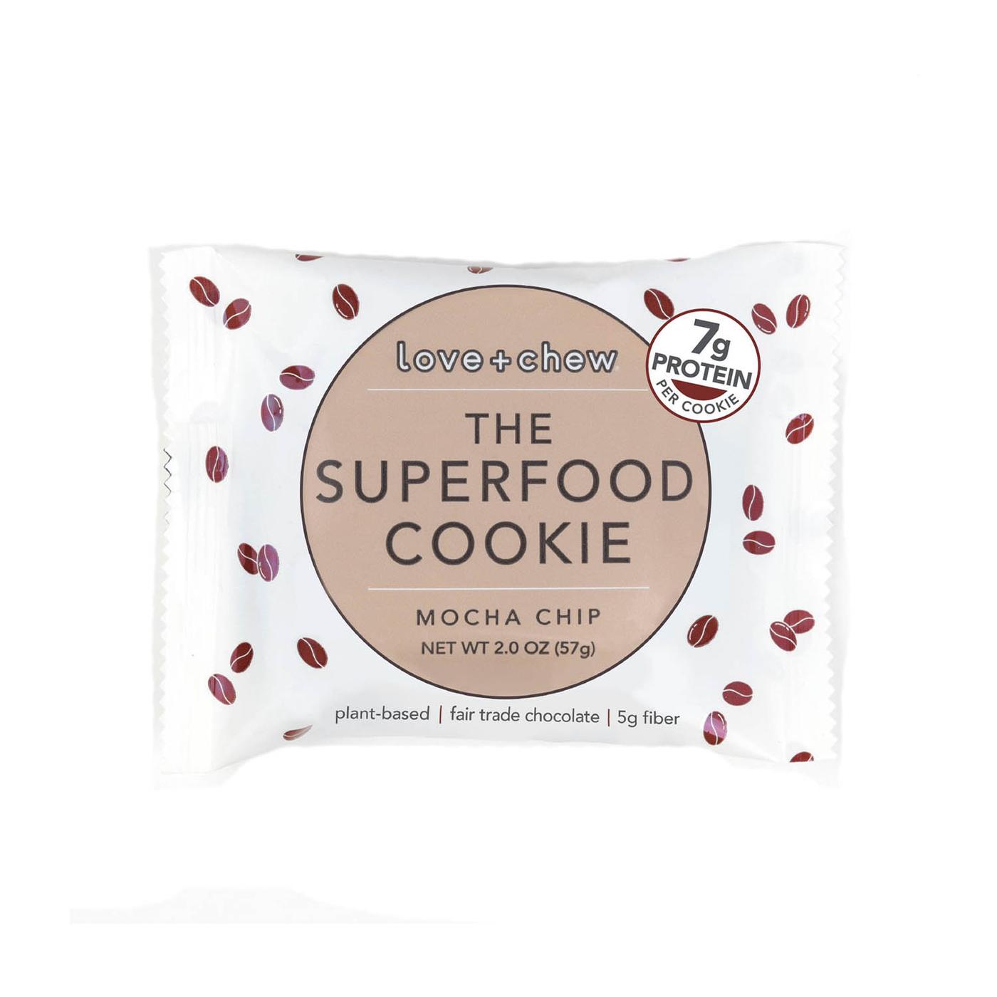 Get Love + Chew Brands Superfood Cookie, Mocha Chip Delivered