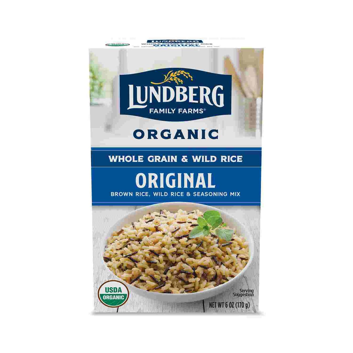 Whole Farm Rice Organic Whole Grain Rice & Wild Rice Mix, Original, 6 Oz