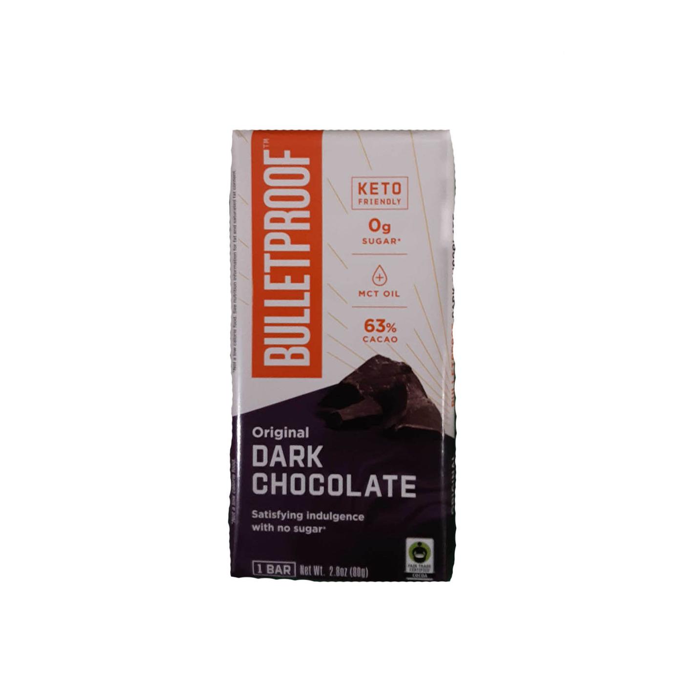 Get Bulletproof Original Dark Chocolate Bar Delivered | Misfits Market