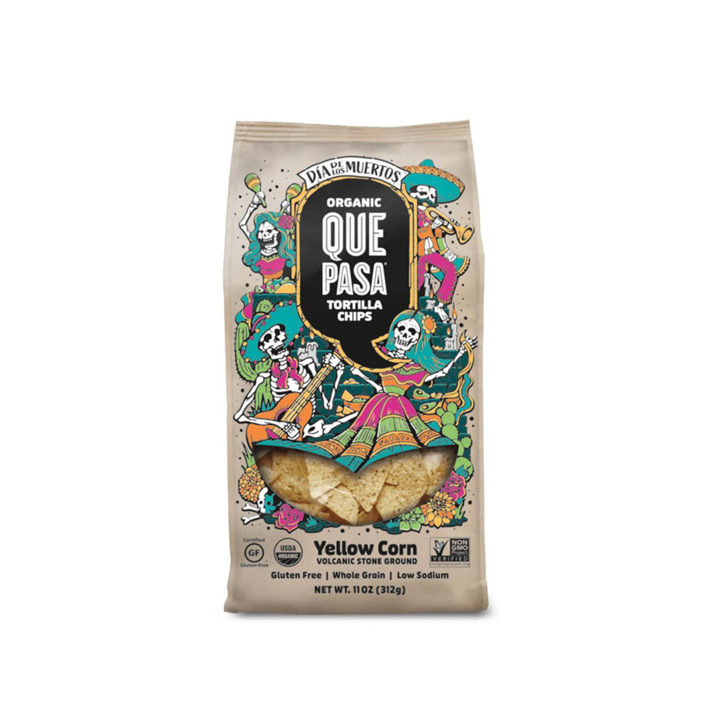 Get Nature's Path Organic Dia De Los Muertos Yellow Corn Tortilla