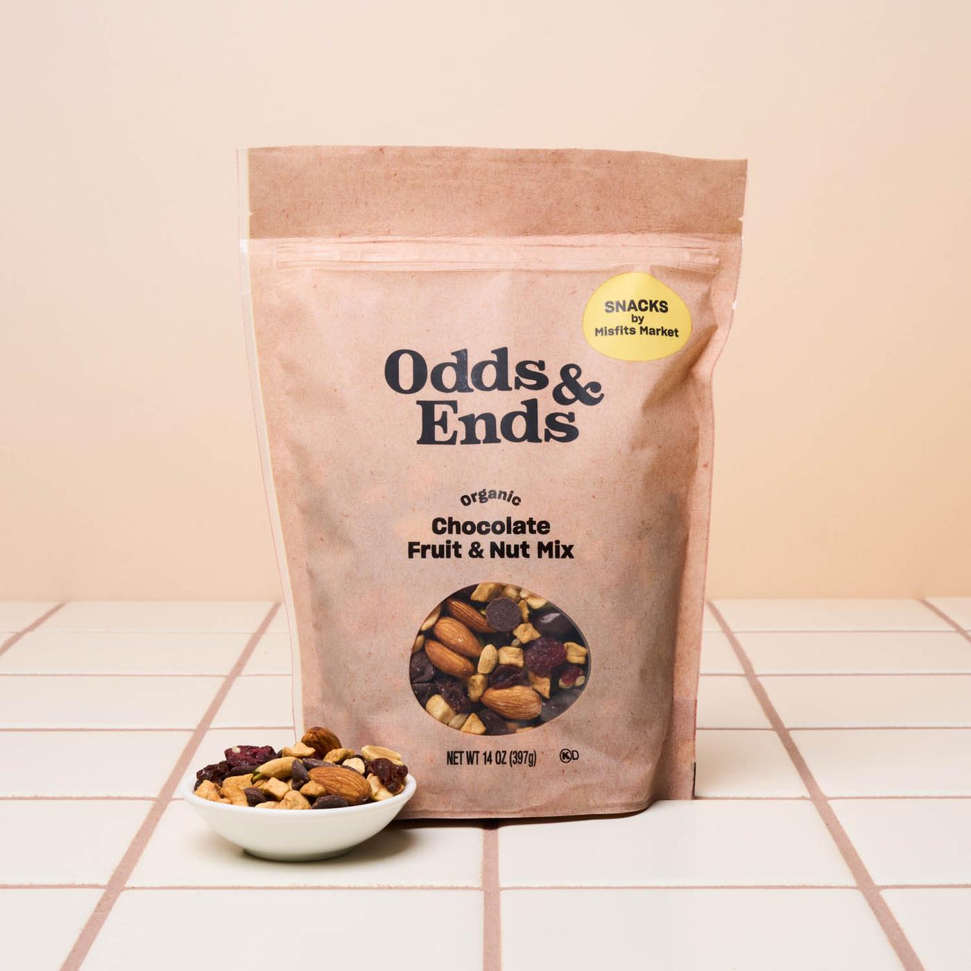 Get Odds & Ends Organic Chocolate Fruit & Nut Trail Mix Delivered