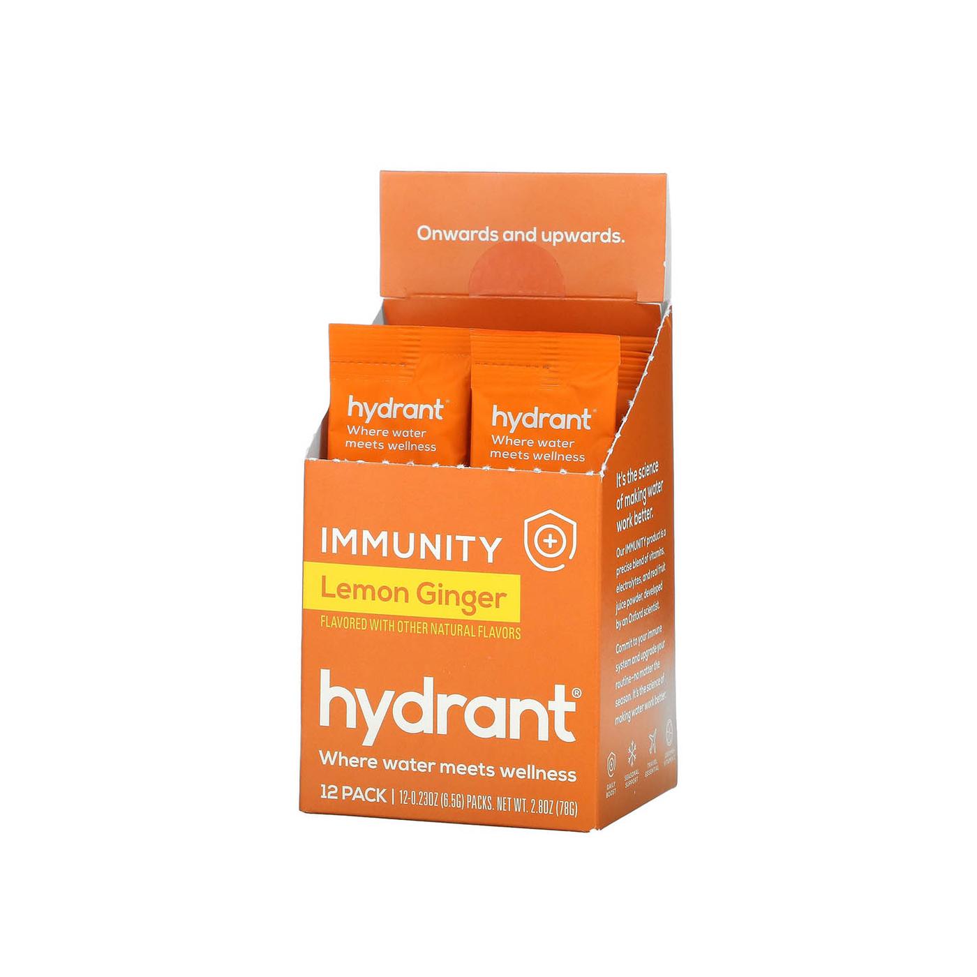 Get Hydrant Rapid Hydration Mix, Lemon Ginger + Immunity Delivered