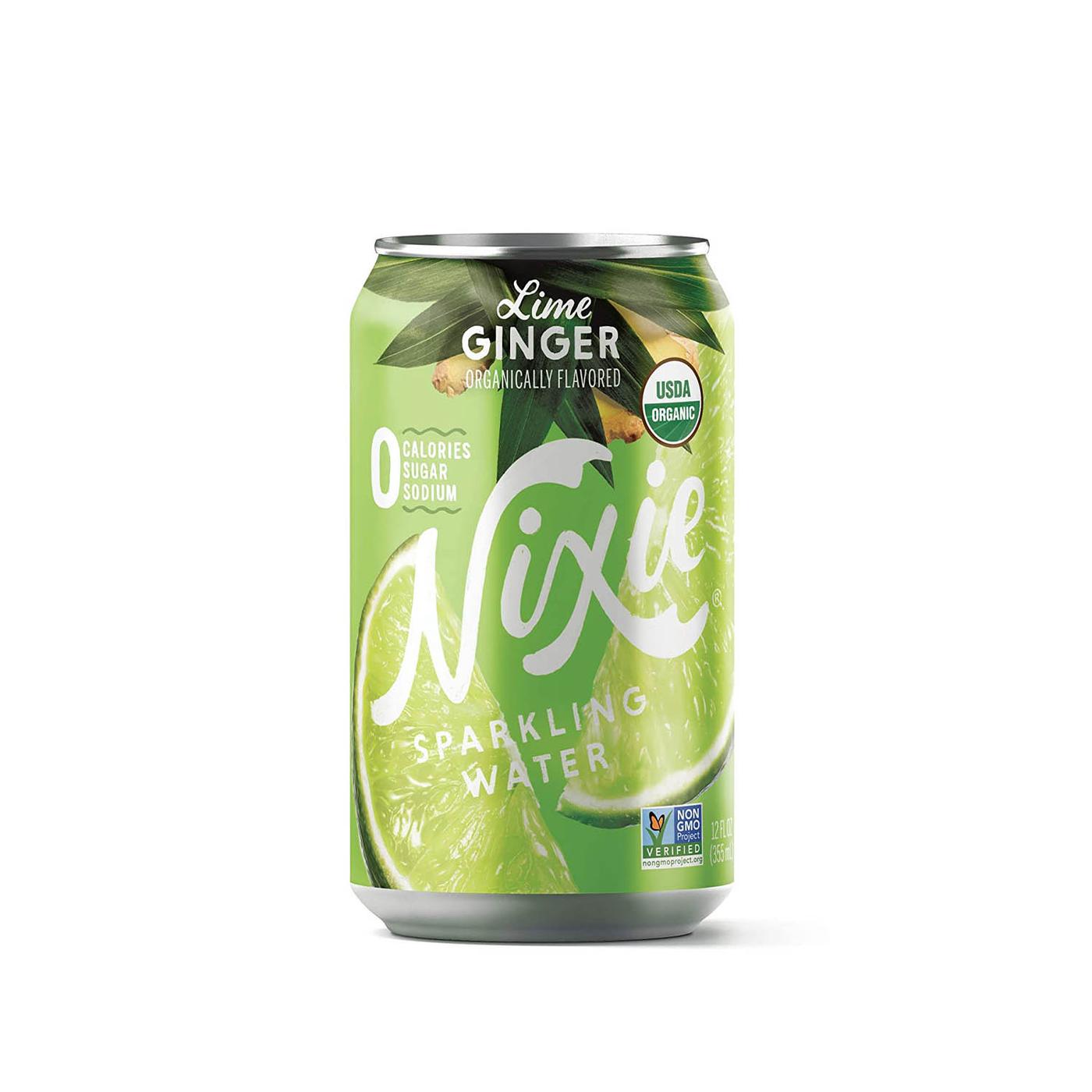 Get Nixie Organic Sparkling Water, Lime Ginger Delivered | Misfits