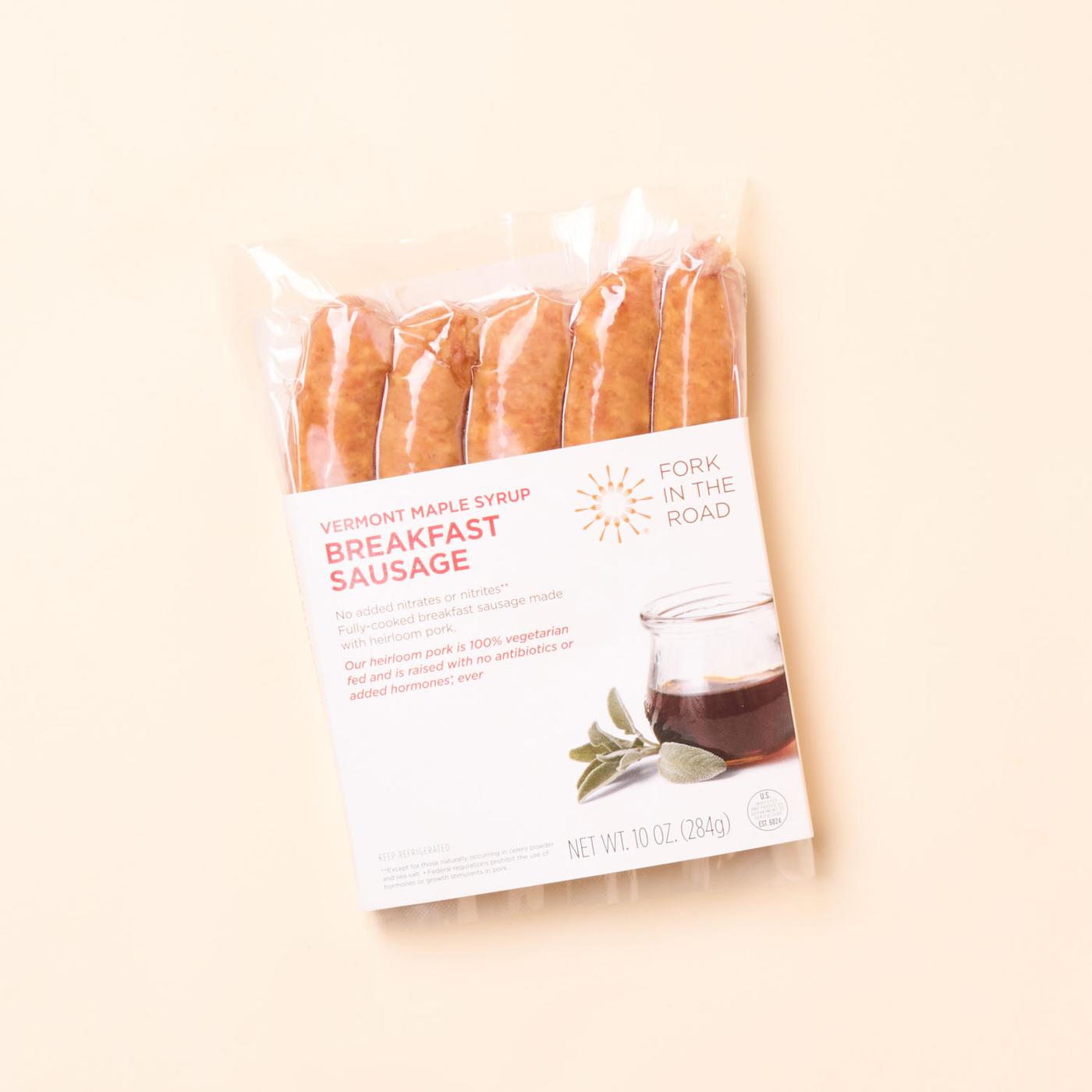 Get Fork In The Road Breakfast Sausage Links, Vermont Maple