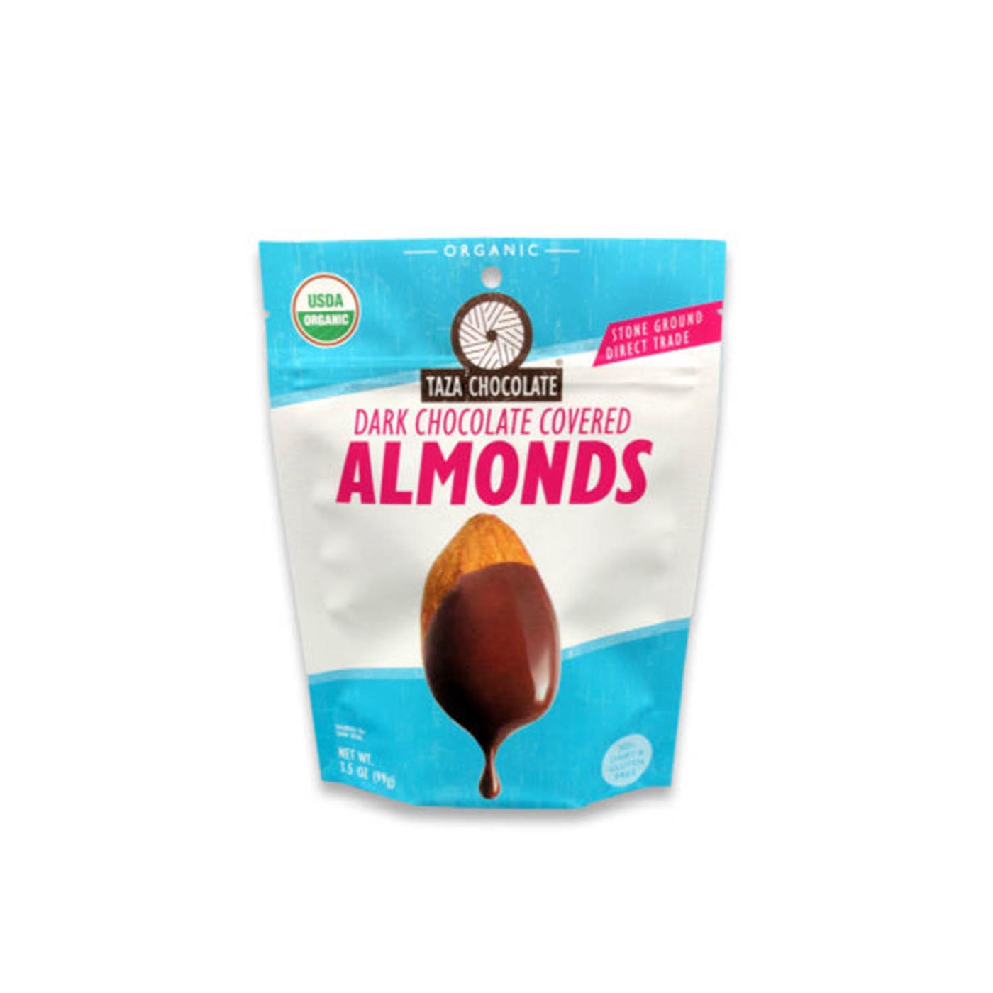 Get Taza Chocolate Organic Chocolate Covered Almonds Delivered