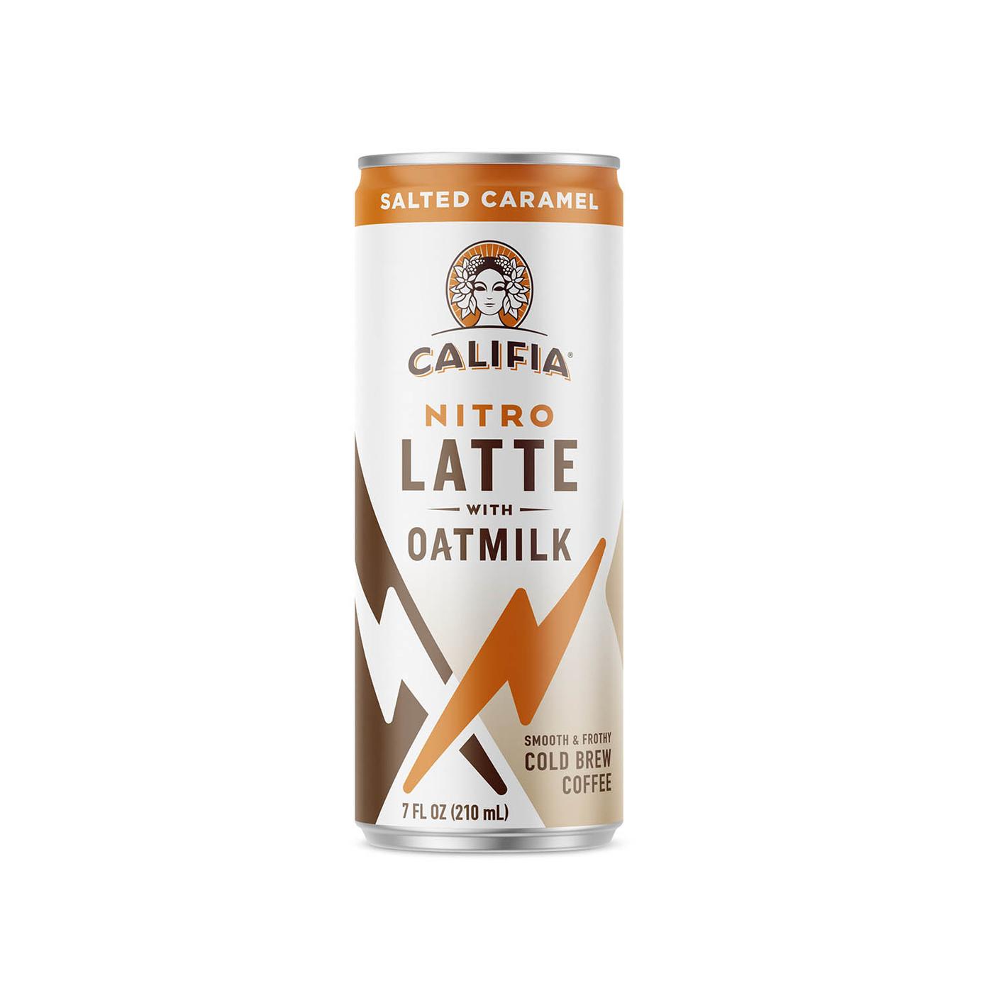 Get Califia Farms Nitro Draft Latte Cold Brew, Salted Caramel