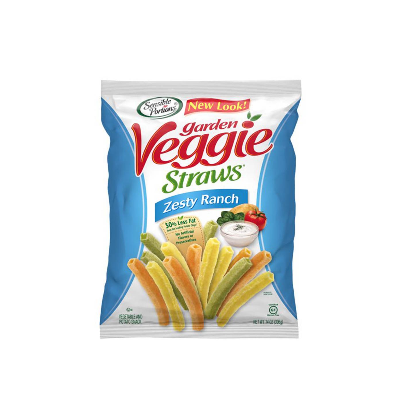 Get Sensible Portions Veggie Straws, Zesty Ranch Delivered