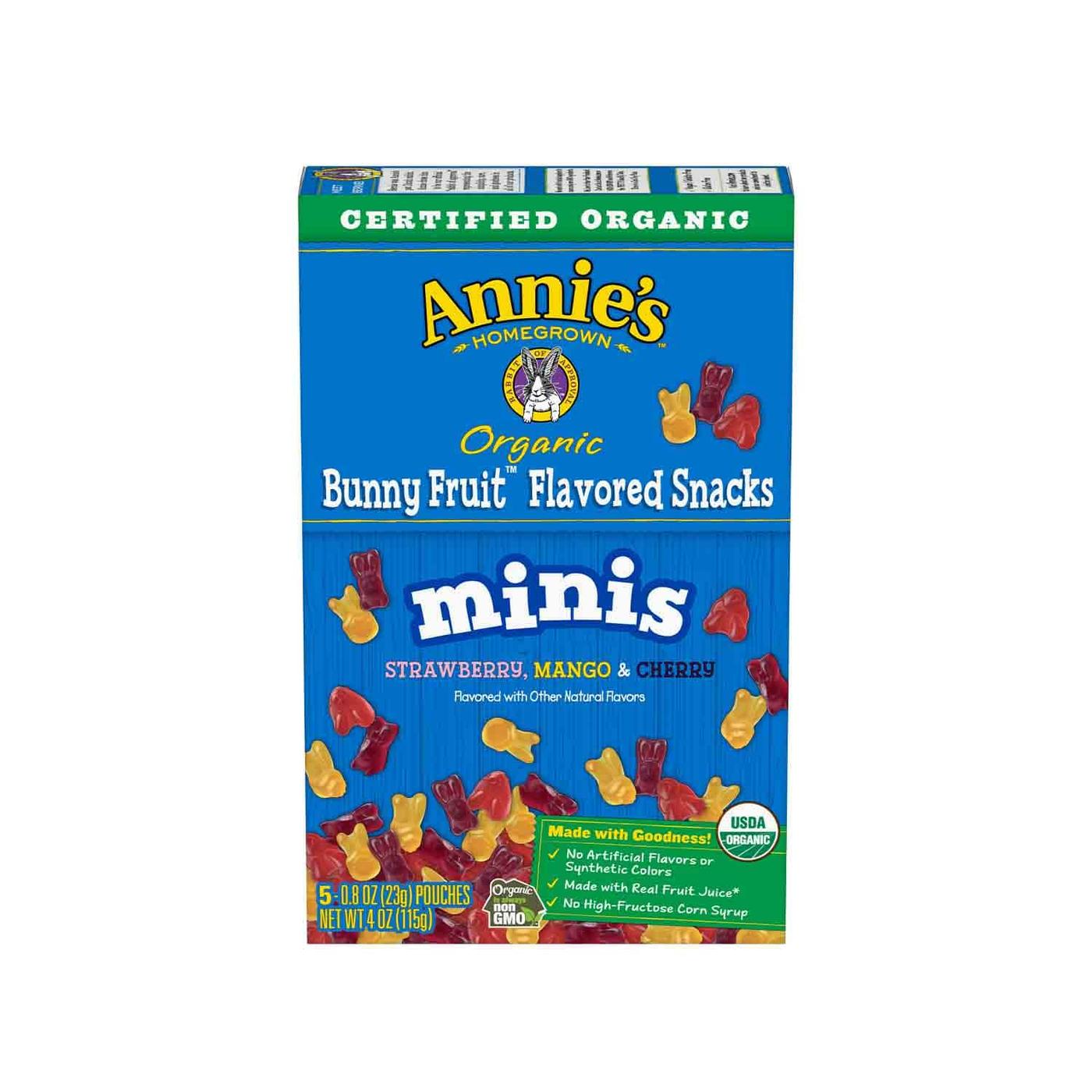 Get Annie's Homegrown Organic Mini Bunny Fruit Snacks Delivered | Misfits  Market