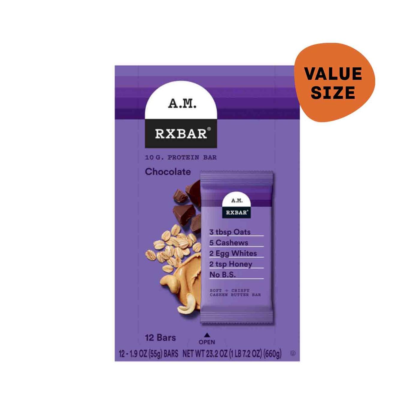 Chocolate AM Bars, 12 Ct