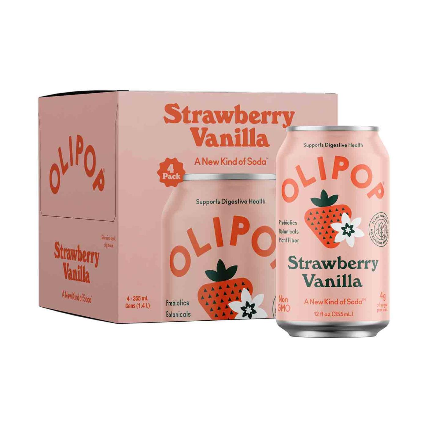 Get Olipop Sparkling Tonic, Strawberry Vanilla Delivered | Misfits