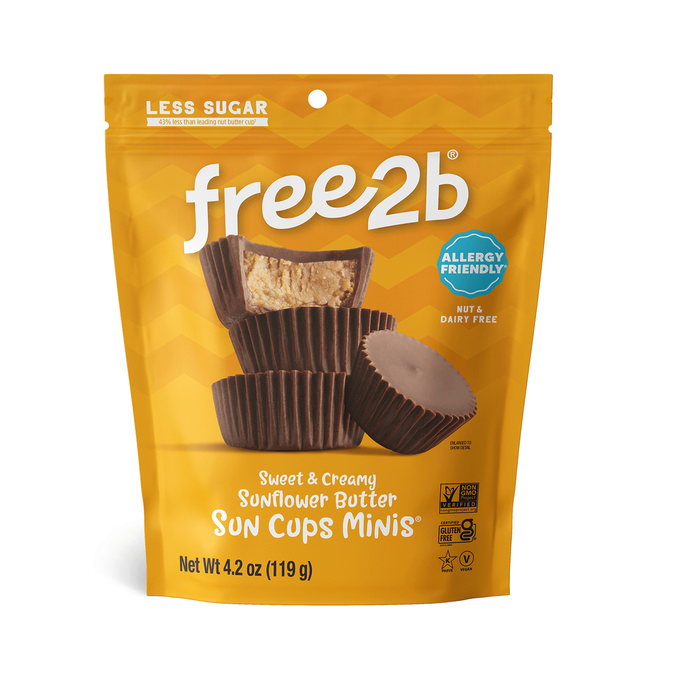 Get free2b Chocolate Sunflower Mini Butter Cups Delivered