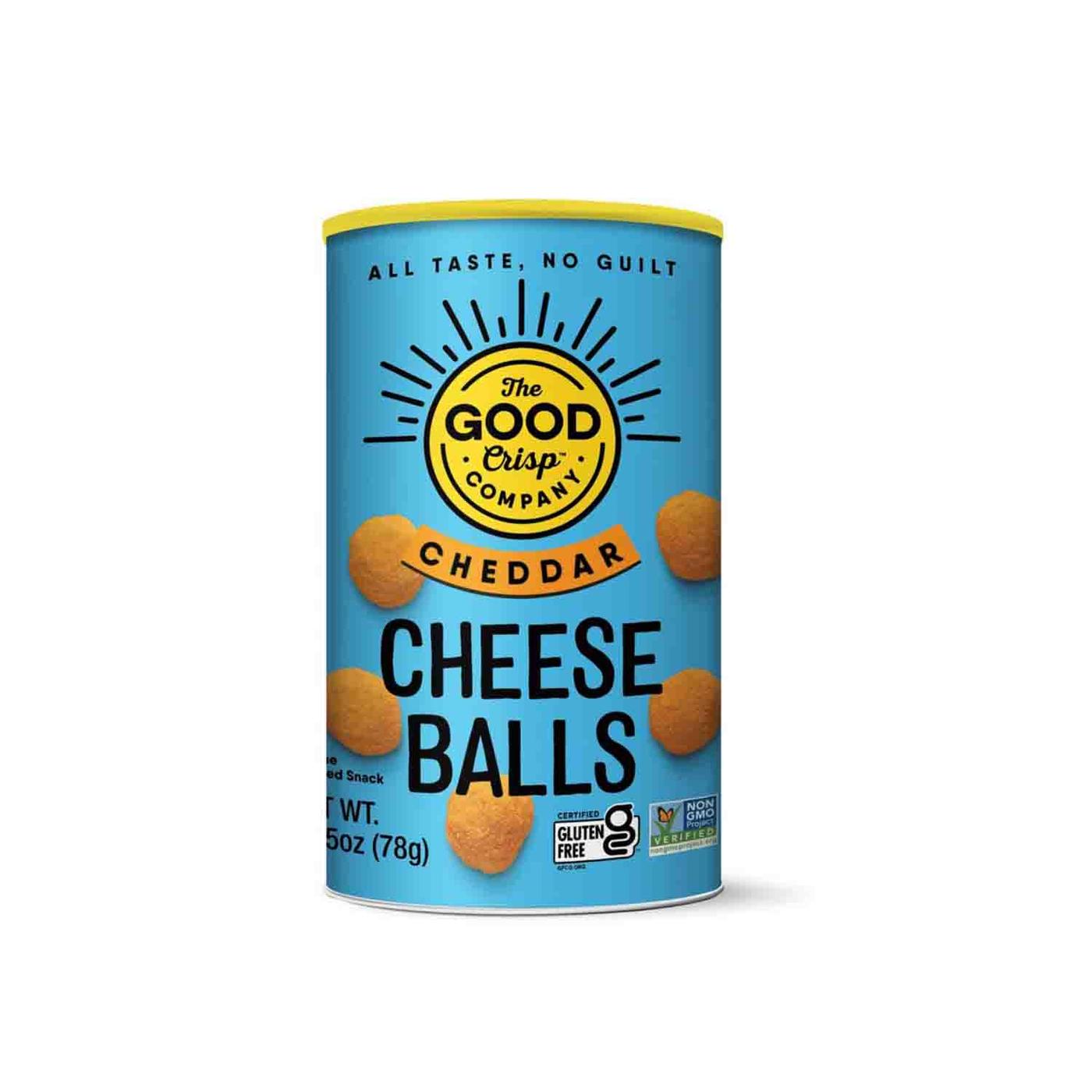Get The Good Crisp Company Cheddar Cheese Balls Delivered