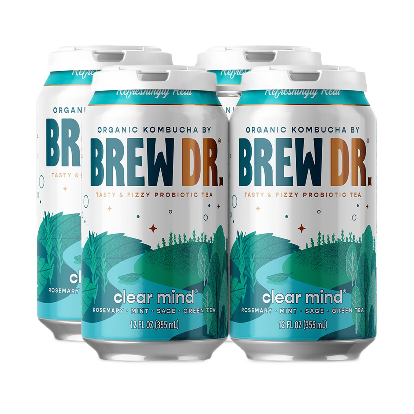 Get Brew Dr. Kombucha Organic Kombucha, Clear Mind Delivered